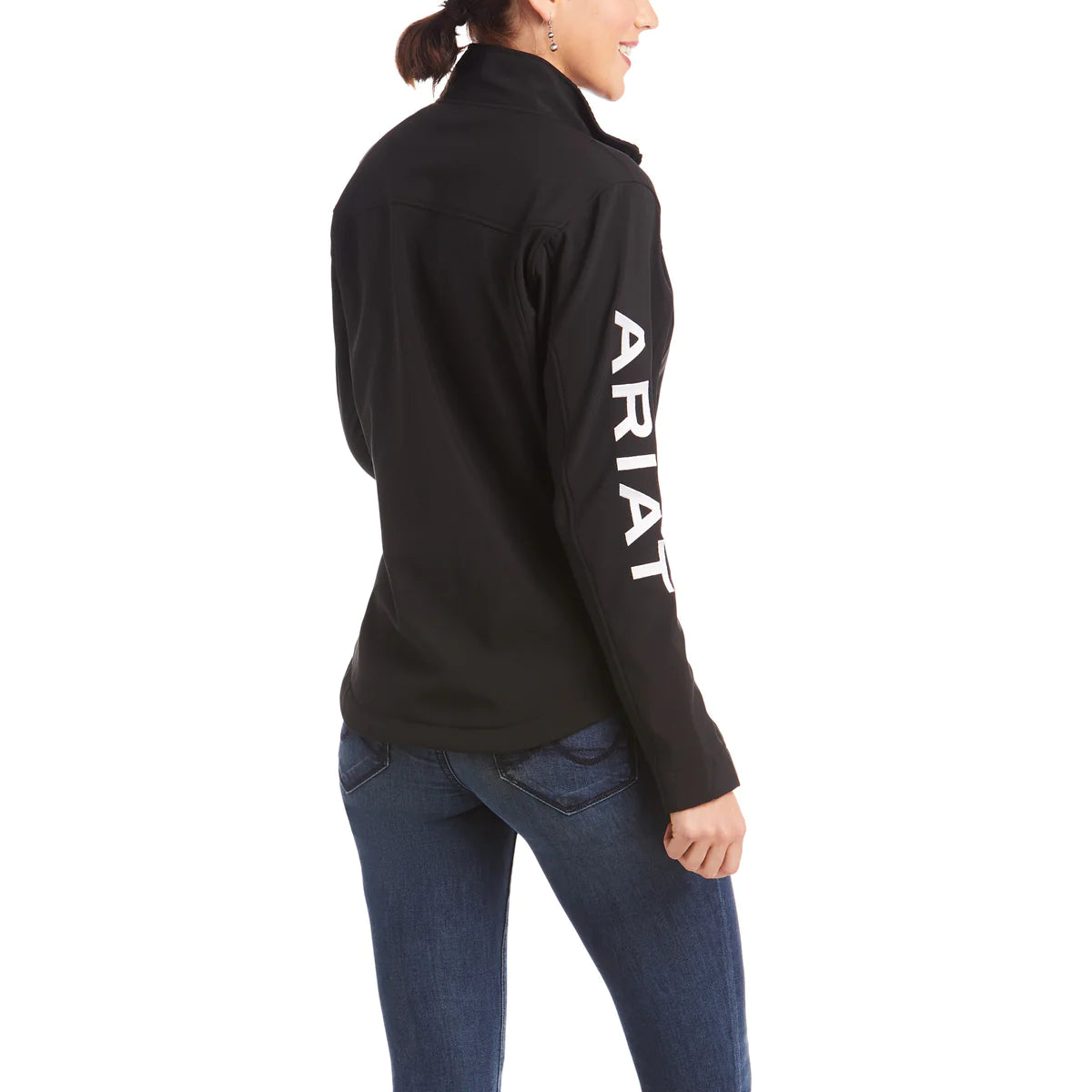 Womens Ariat New Team Softshell Jacket - Black (6866743754829)