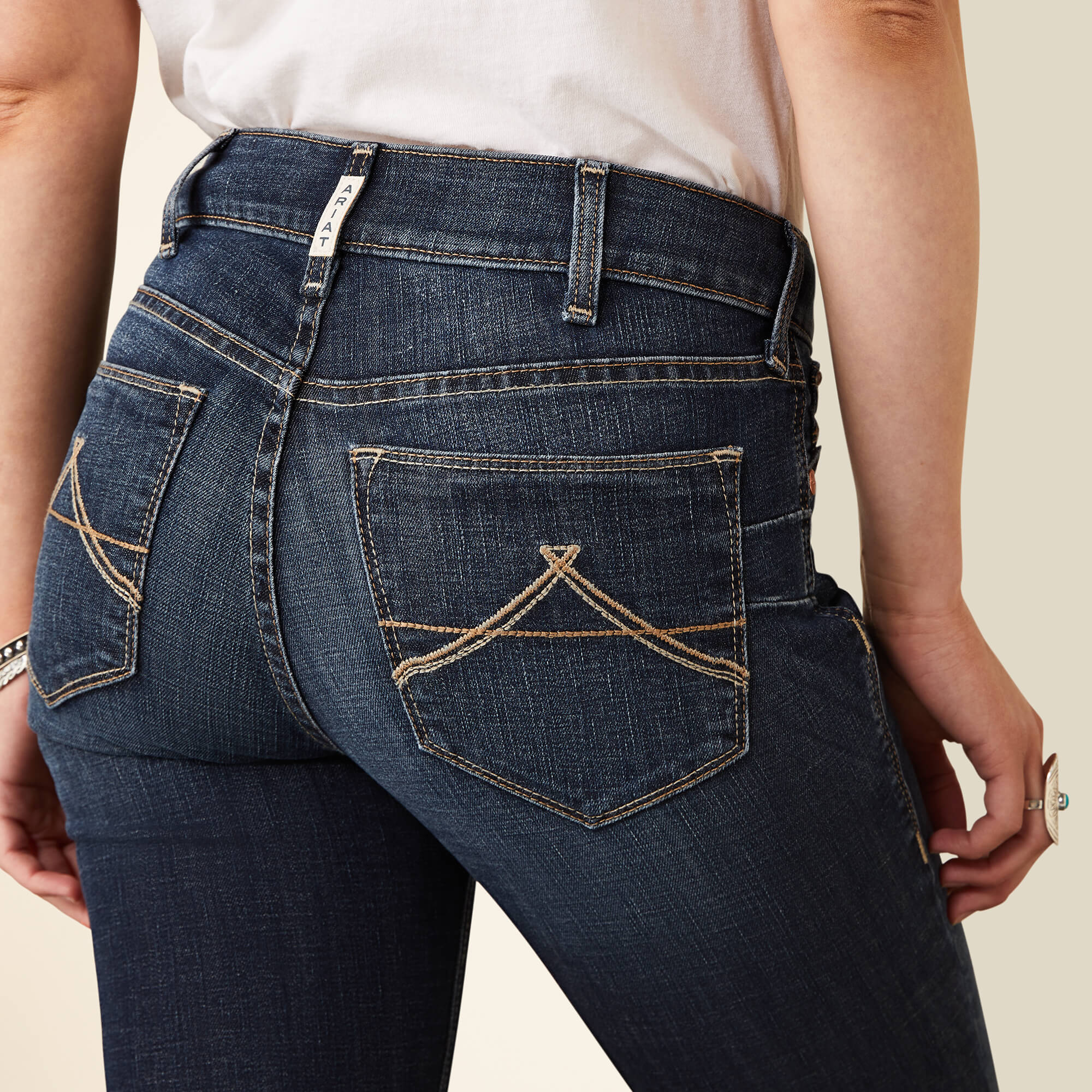 Womens Ariat REAL Perfect Rise Straight Leg Aubree Jean (6970194821197)