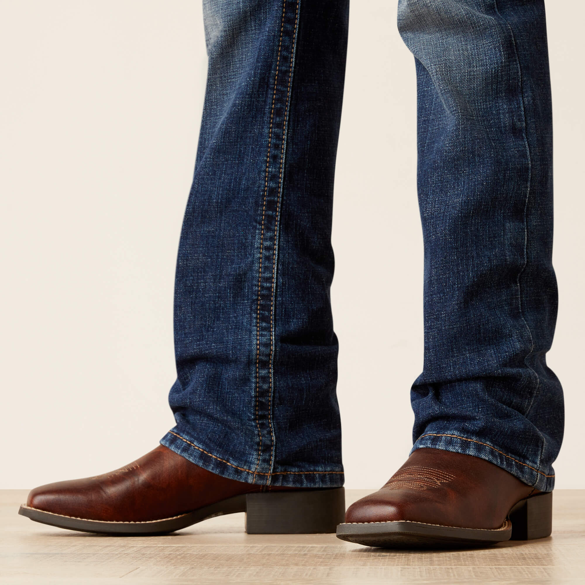 Boys Ariat B4 Relaxed Boot Cut Jean - Dennnis Denali (7012065542221)
