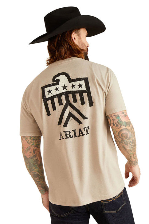 Mens Ariat Thunderbird Tee - Khaki (7011986931789)
