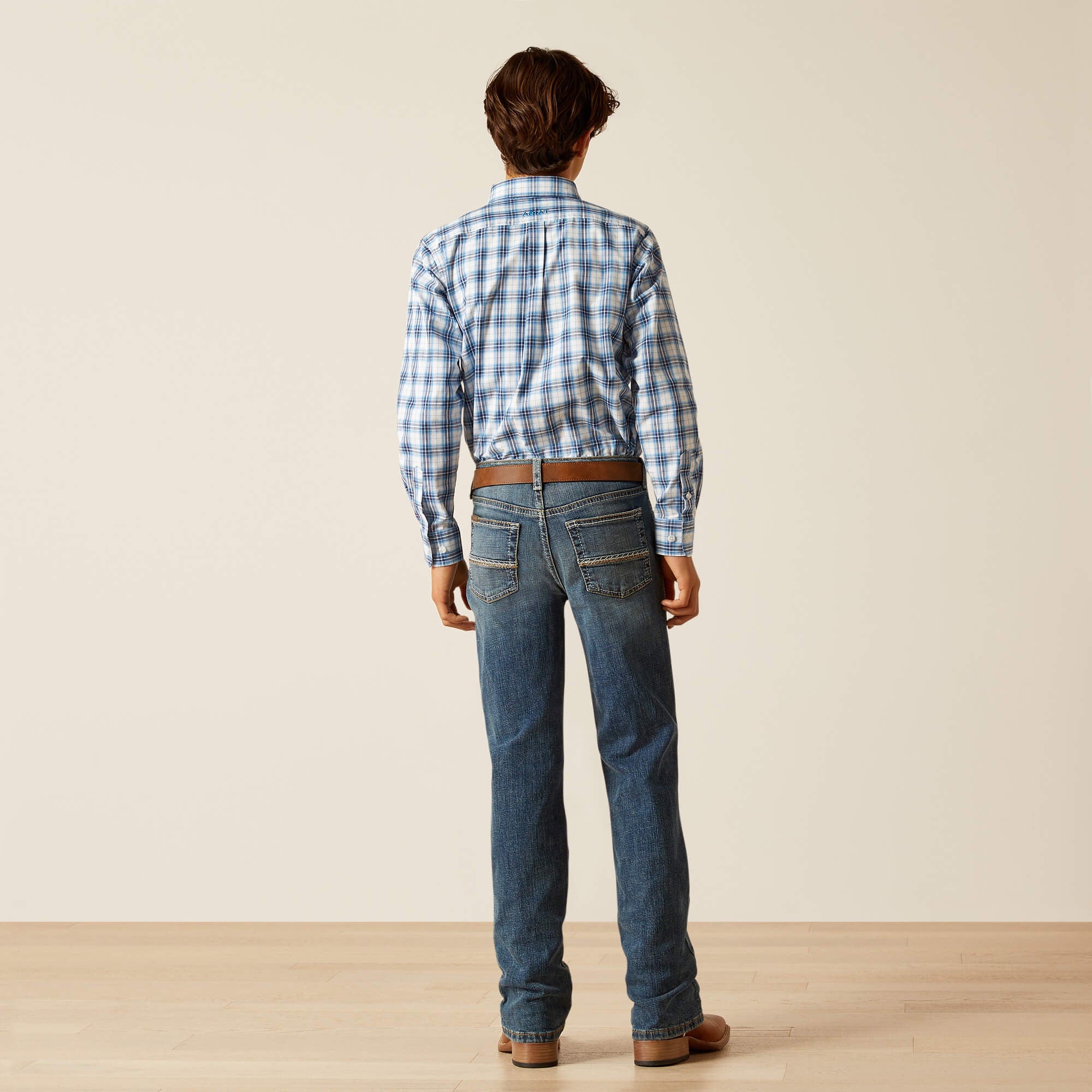 Boys Ariat B4 Boot Cut Jean - Sebastian Wave (7336738685005)
