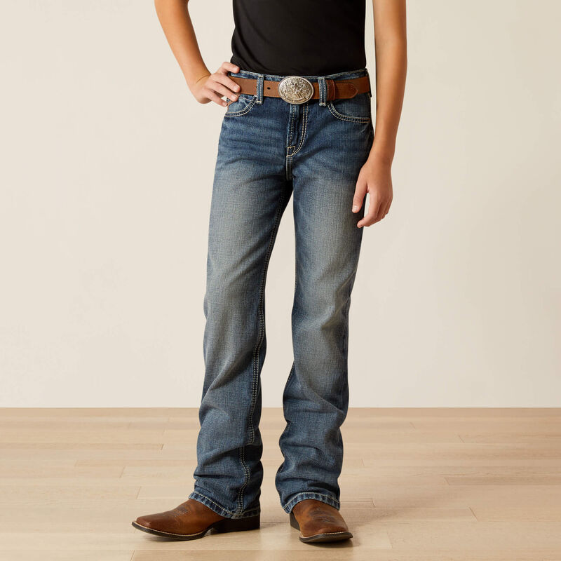 Boys Ariat B4 Challenger Bootcut Jean - Durango (7389159194701)