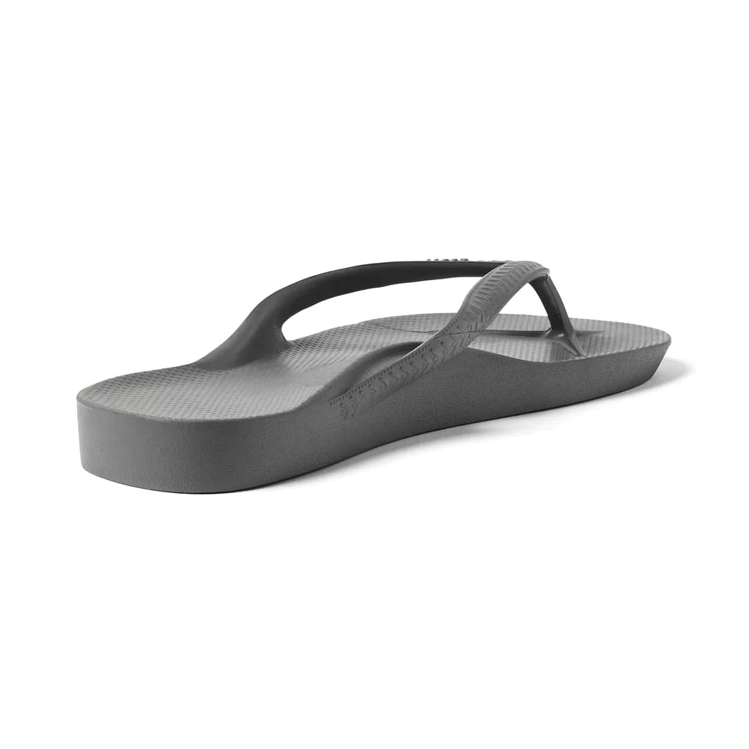 Archies Arch Support Thongs - Charcoal (6966176776269)