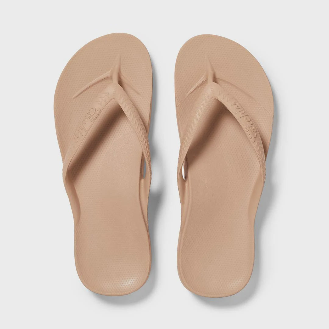 Archies Arch Support Thongs - Tan (7225662242893)
