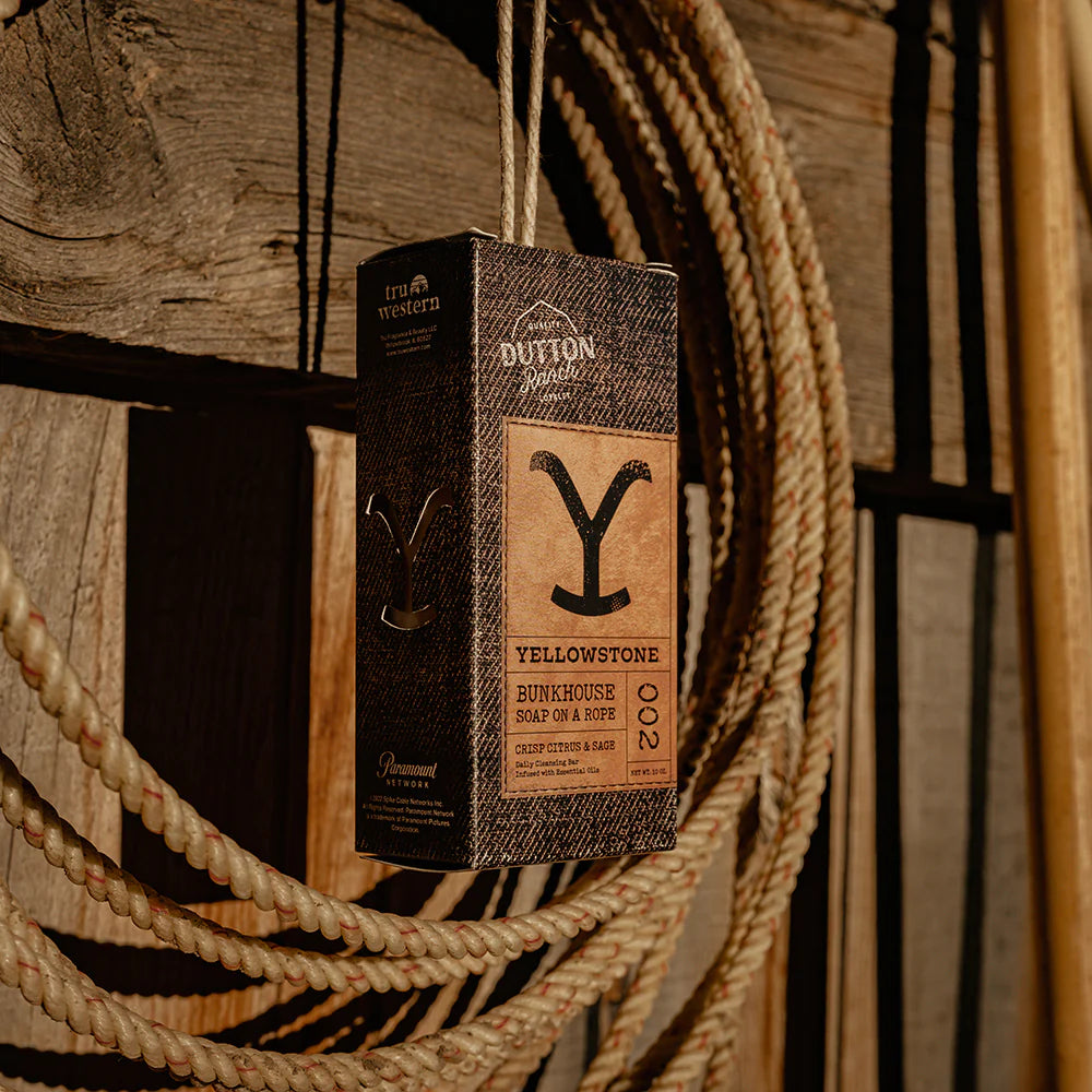 Tru Western Yellowstone 'Bunkhouse Soap on a Rope' Bar Soap (6889148579917)
