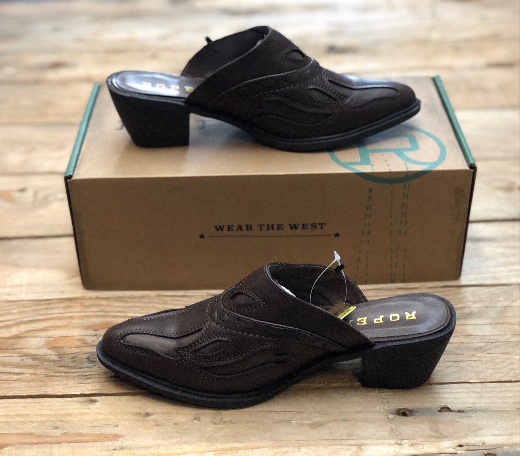 Womens Roper Beth Mule - Chocolate (7453954310221)