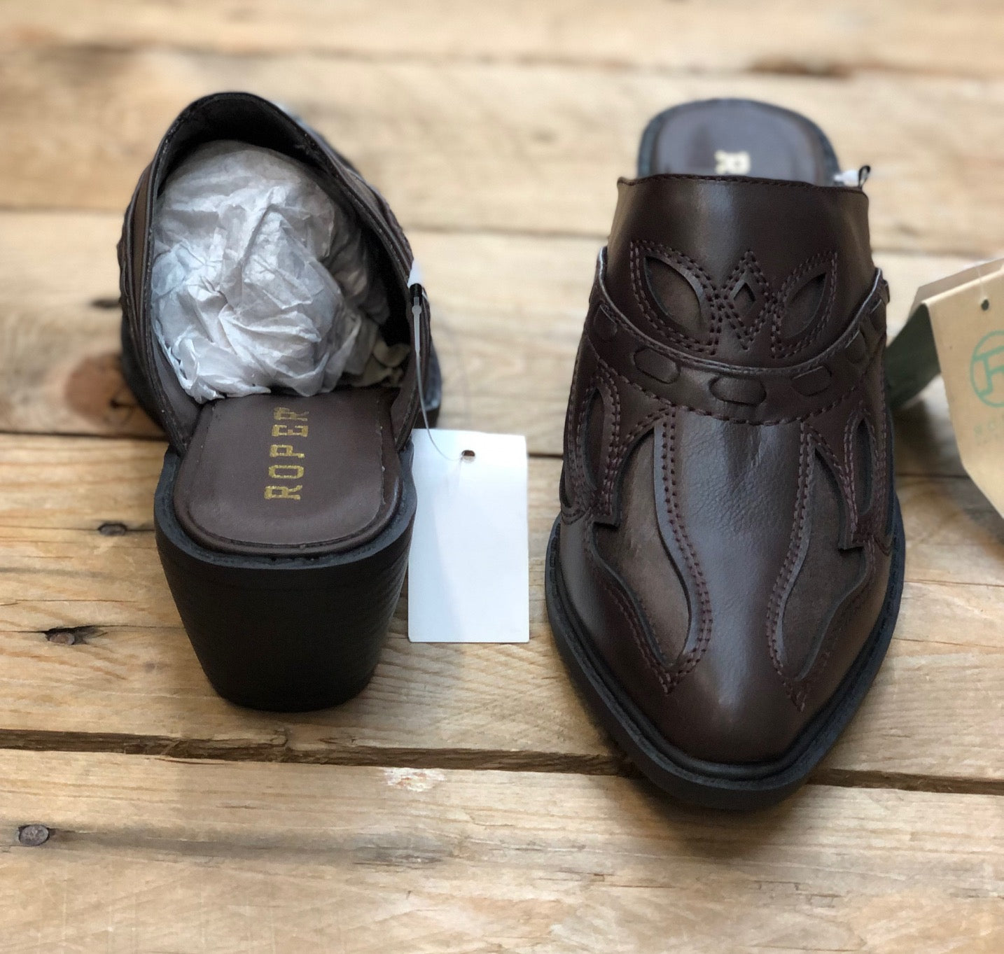 Womens Roper Beth Mule - Chocolate (7453954310221)