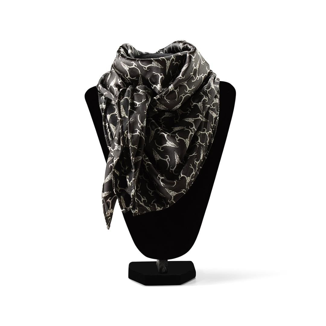 Ariat Wild Rag Deer Skull - Black (7497066250317)