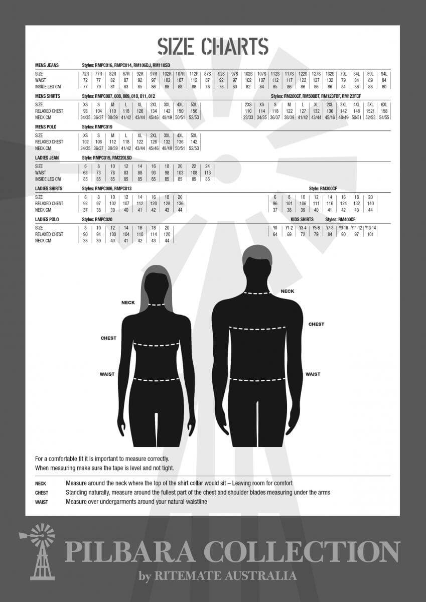 Mens Pilbara Open Front S/S Shirt (4896447332429)