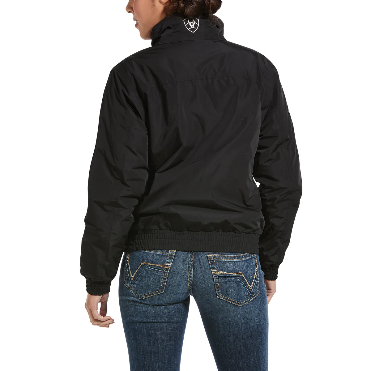 Womens Ariat Team Stable Jacket - Black (6866732580941)