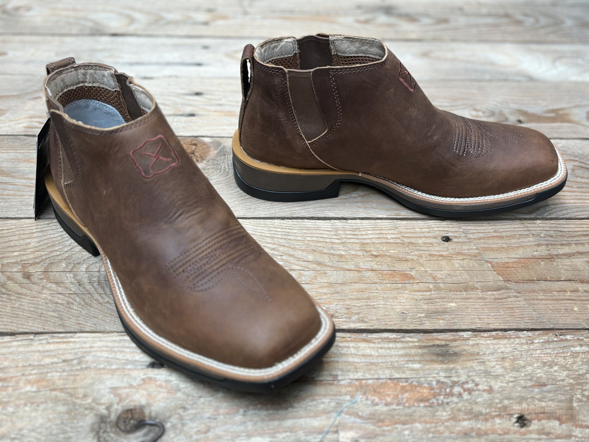 Mens Twisted X Tech X1 Chelsea Boot - Rust Brown (7229084106829)