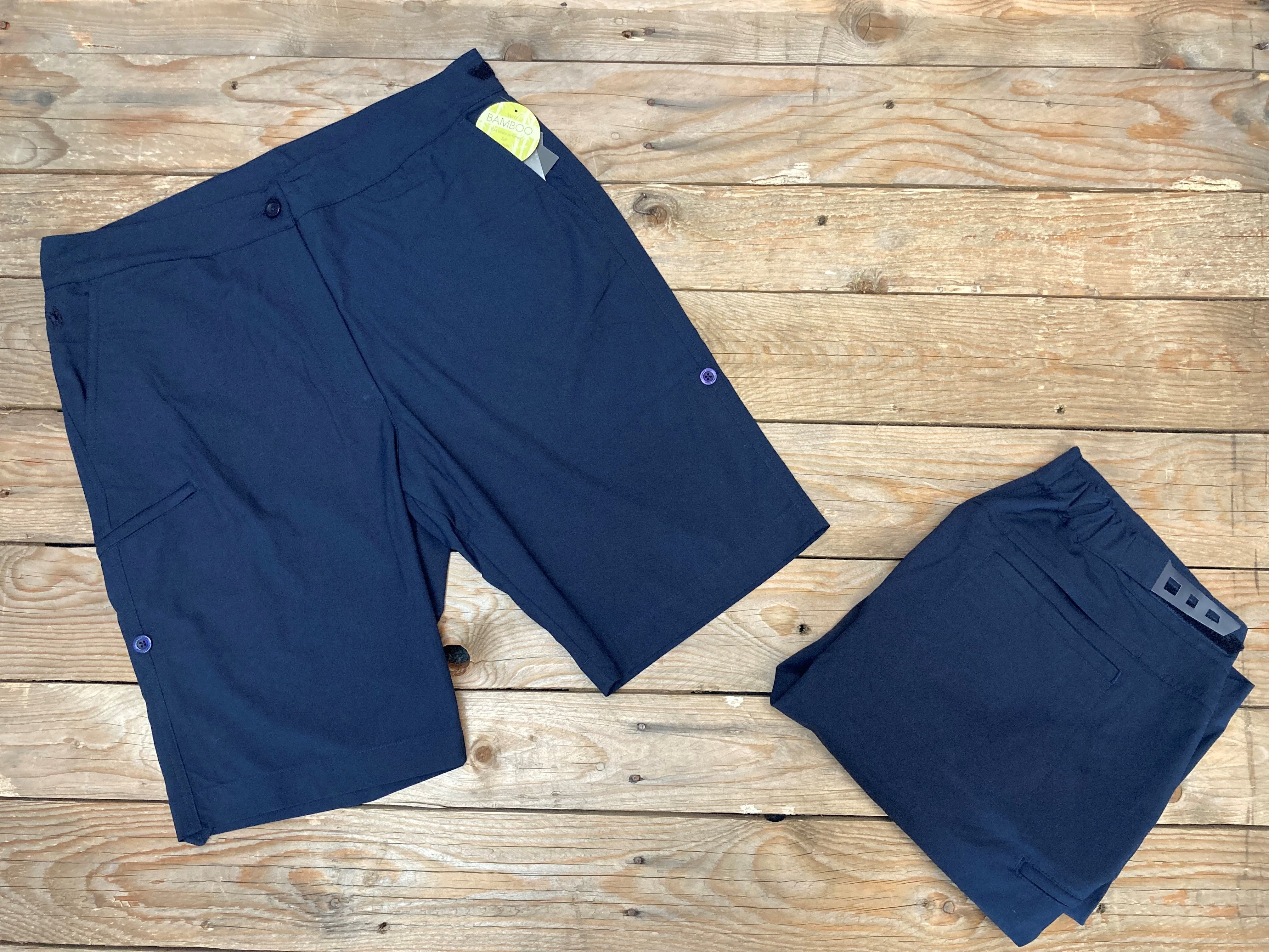 Womens Thomas Cook Adventure Collection Arkaba Bamboo Shorts - Navy (6921878634573)