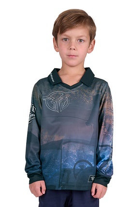 Boys Kids Bullzye Luke Fishing Shirt - Multi (7350927818829)