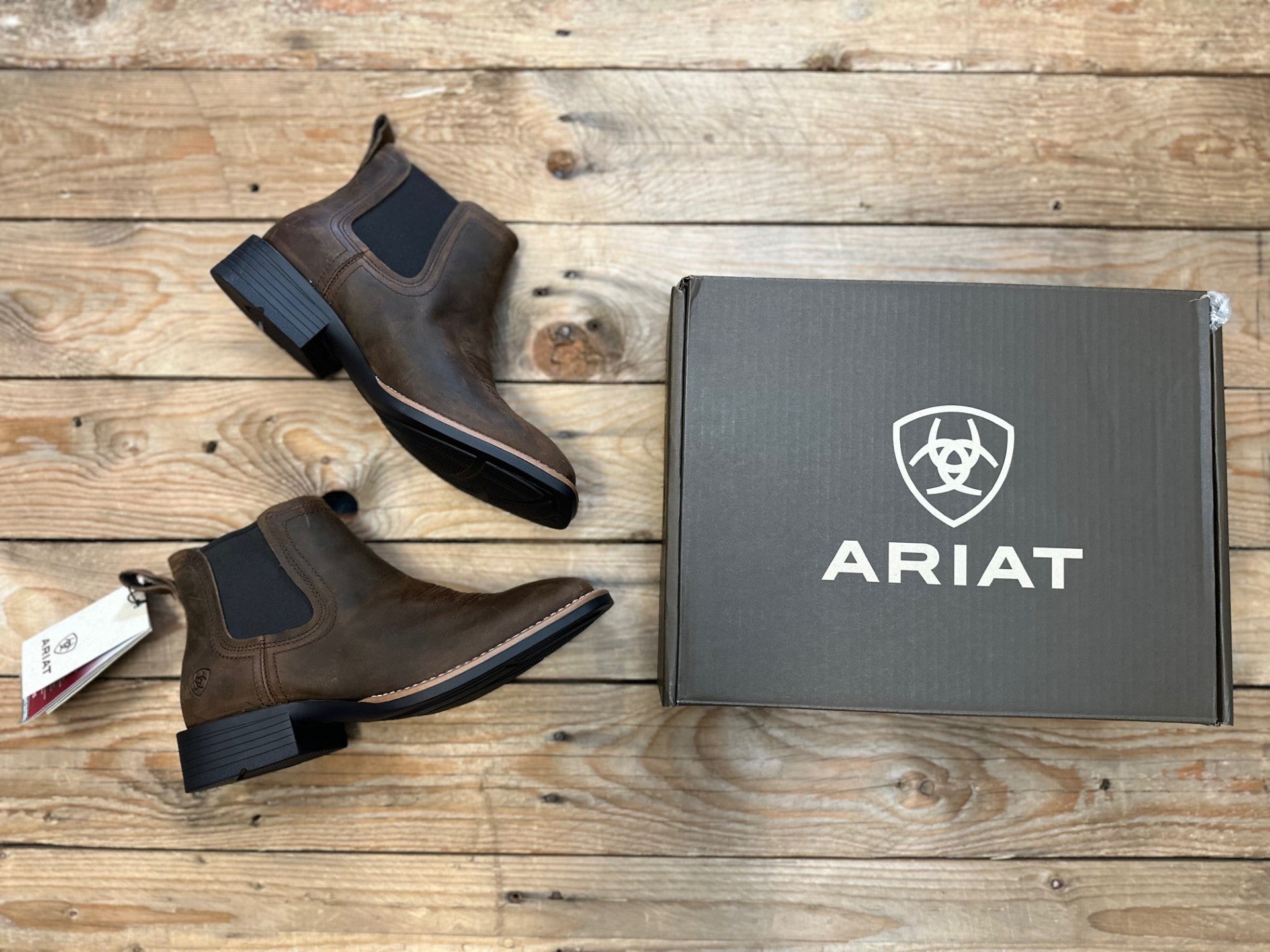 Mens Ariat Sport Booker Boot - Distressed Tan (7309725401165)
