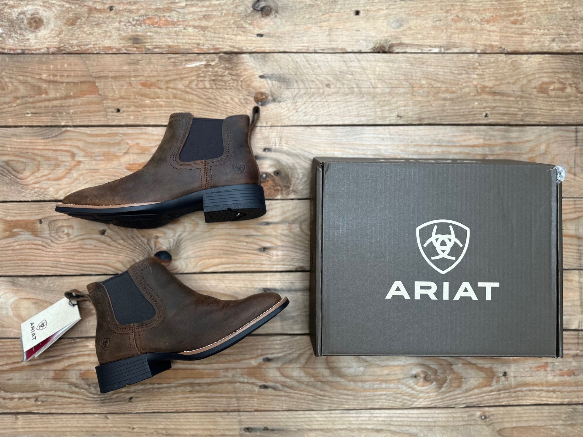Mens Ariat Sport Booker Boot - Distressed Tan (7309725401165)