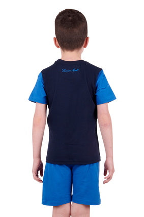 Boys Kids Thomas Cook Gone Fishing Short PJs - Glow in Dark (6894476525645)
