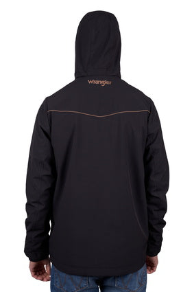 Mens Wrangler Cade Logo Jacket - Black (7534352433229)
