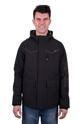 Mens Wrangler Cade Logo Jacket - Black (7534352433229)