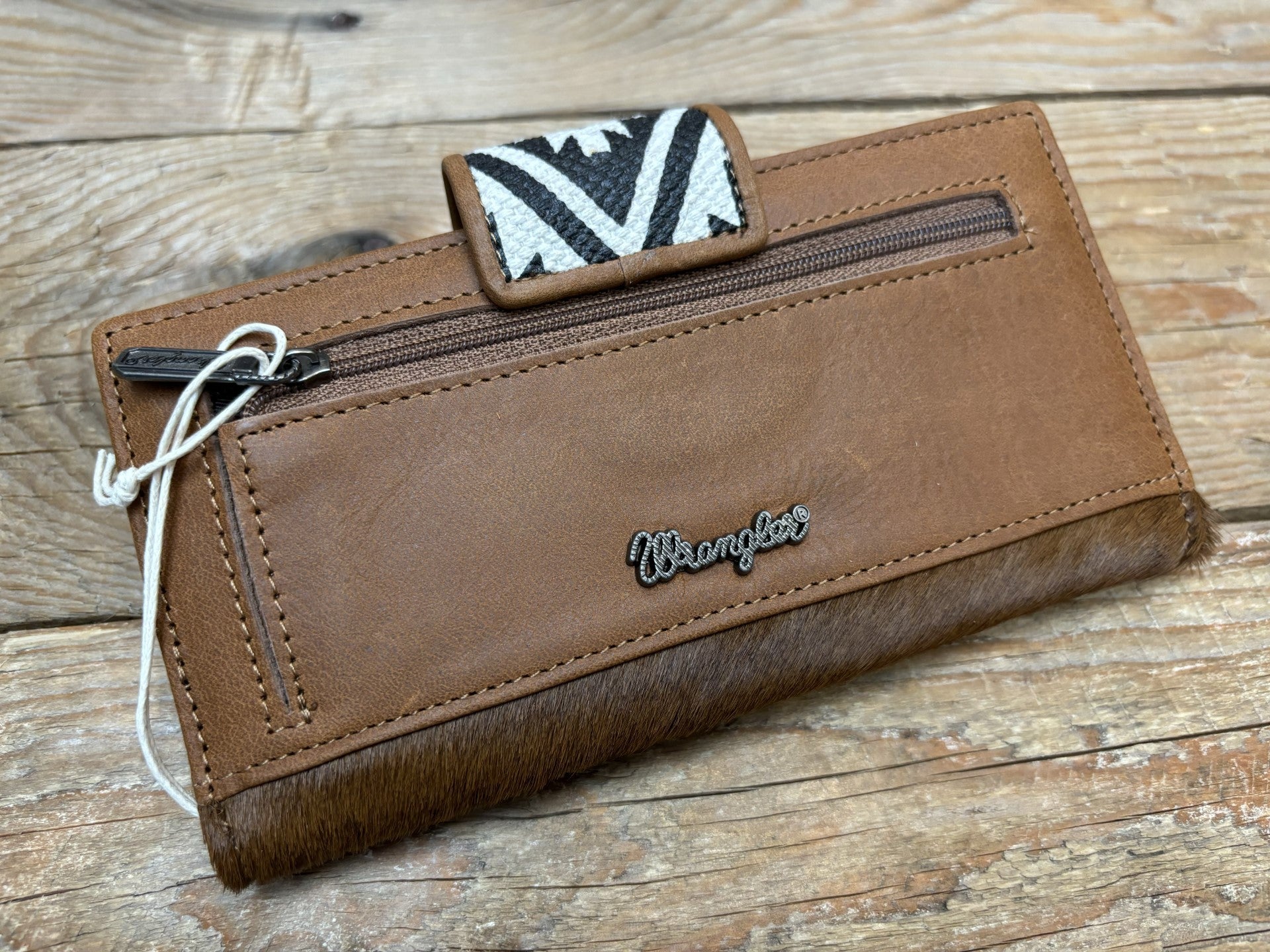 Wrangler Ellery Cowhide Wallet - Tan (7021961510989)
