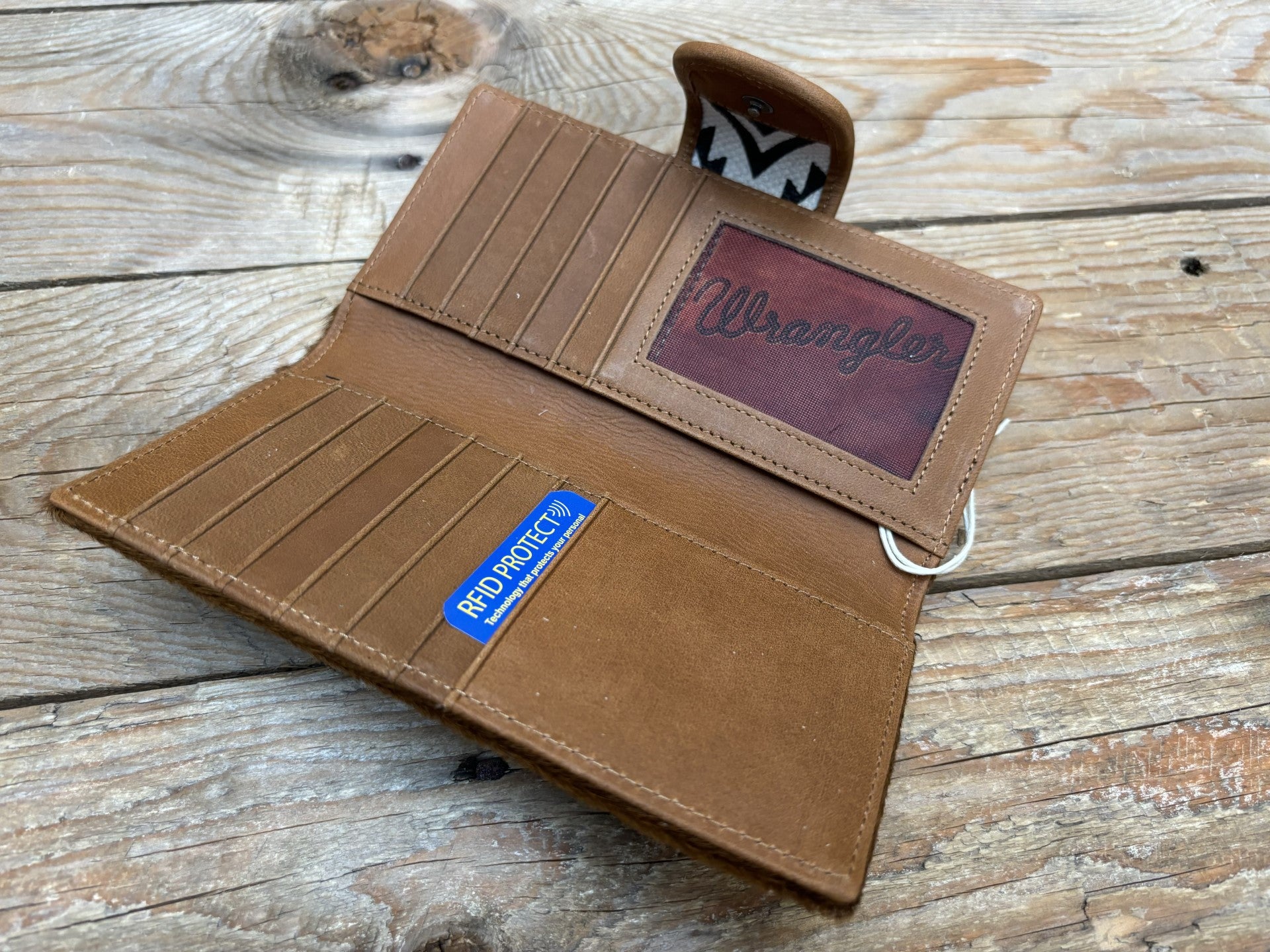Wrangler Ellery Cowhide Wallet - Tan (7021961510989)