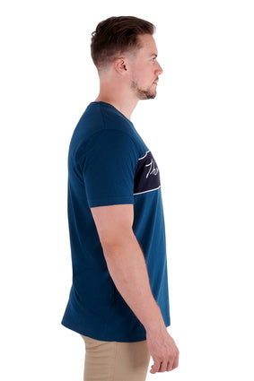 Mens Thomas Cook Ethan Tee Tshirt - Ocean / Navy (6894296399949)