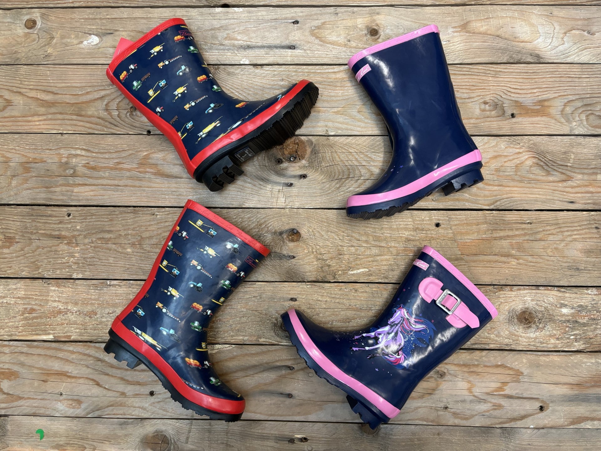 Kids Thomas Cook Farm Vehicles or Dream Big Horse Gumboot (6850333605965)