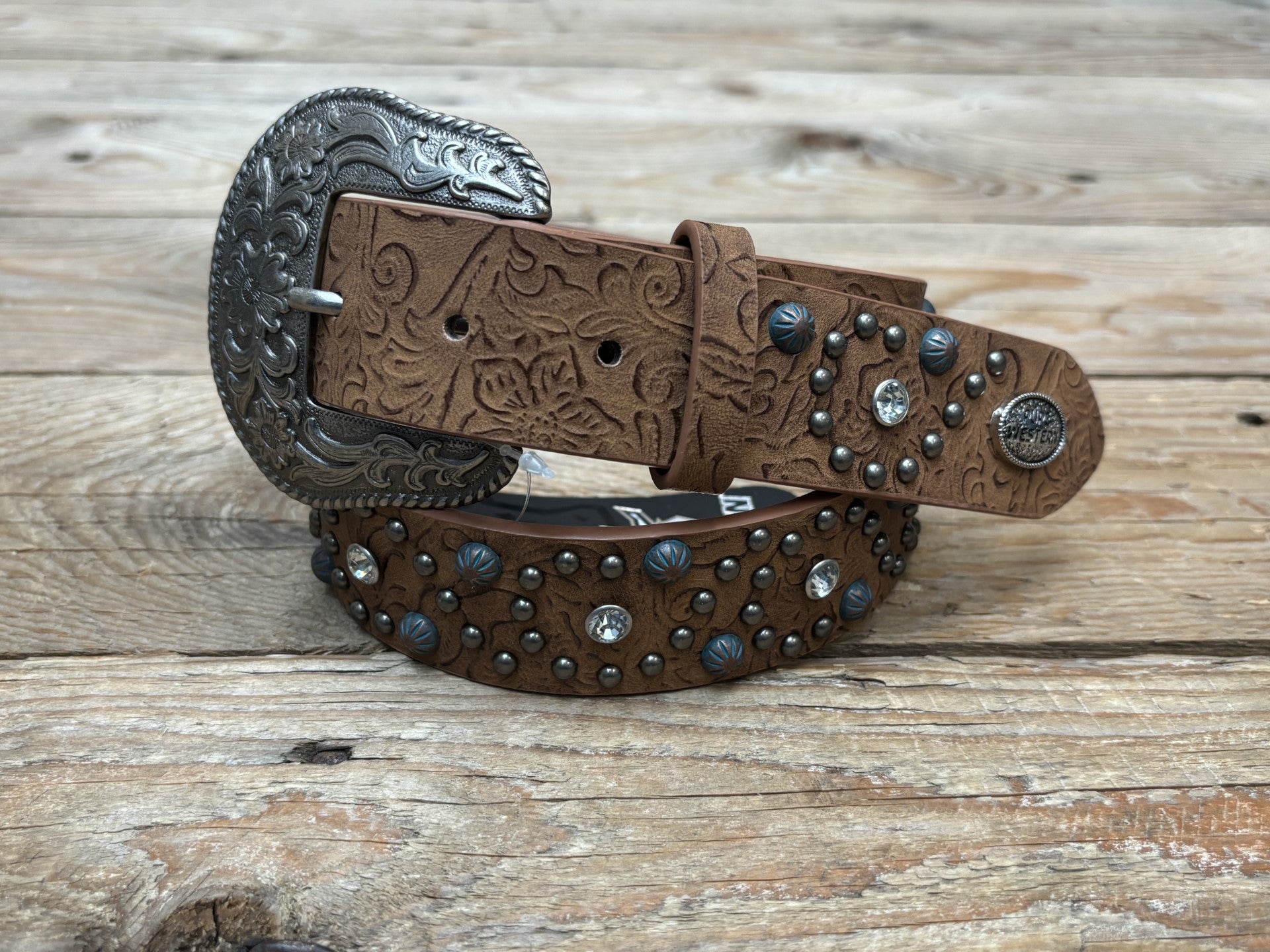 Womens Pure Western Hanna Belt - Light Tan (7041897529421)