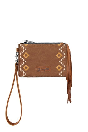 Wrangler Indiana Wristlet Purse - Tan or Natural (7531350261837)