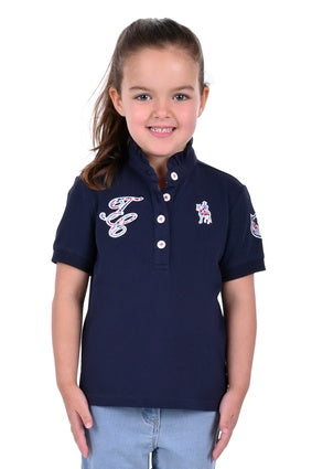 Girls Kids Thomas Cook Iona Polo Shirt - Navy (6894256914509)