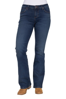 Womens Wrangler Jane Mae Jeans - Dark Indigo (7553565327437)