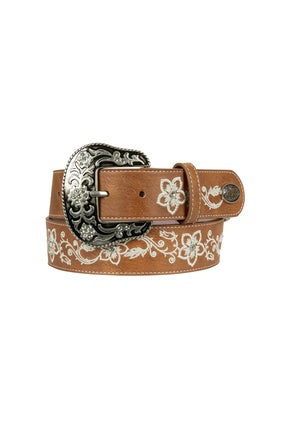 Womens Pure Western Jasmina Belt - Tan (7328005816397)
