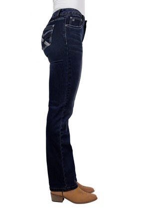 Womens Pure Western Kim High Waisted Bootcut Jean 34 Leg (7327247269965)