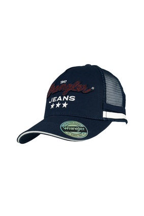 Womens Wrangler Kinsley Trucker Cap - Navy