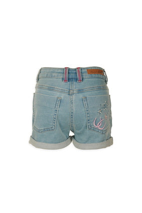 Girls Thomas Cook Kit Denim Shorts - Light Indigo (6894256455757)