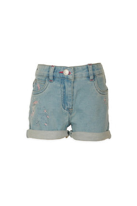 Girls Thomas Cook Kit Denim Shorts - Light Indigo (6894256455757)