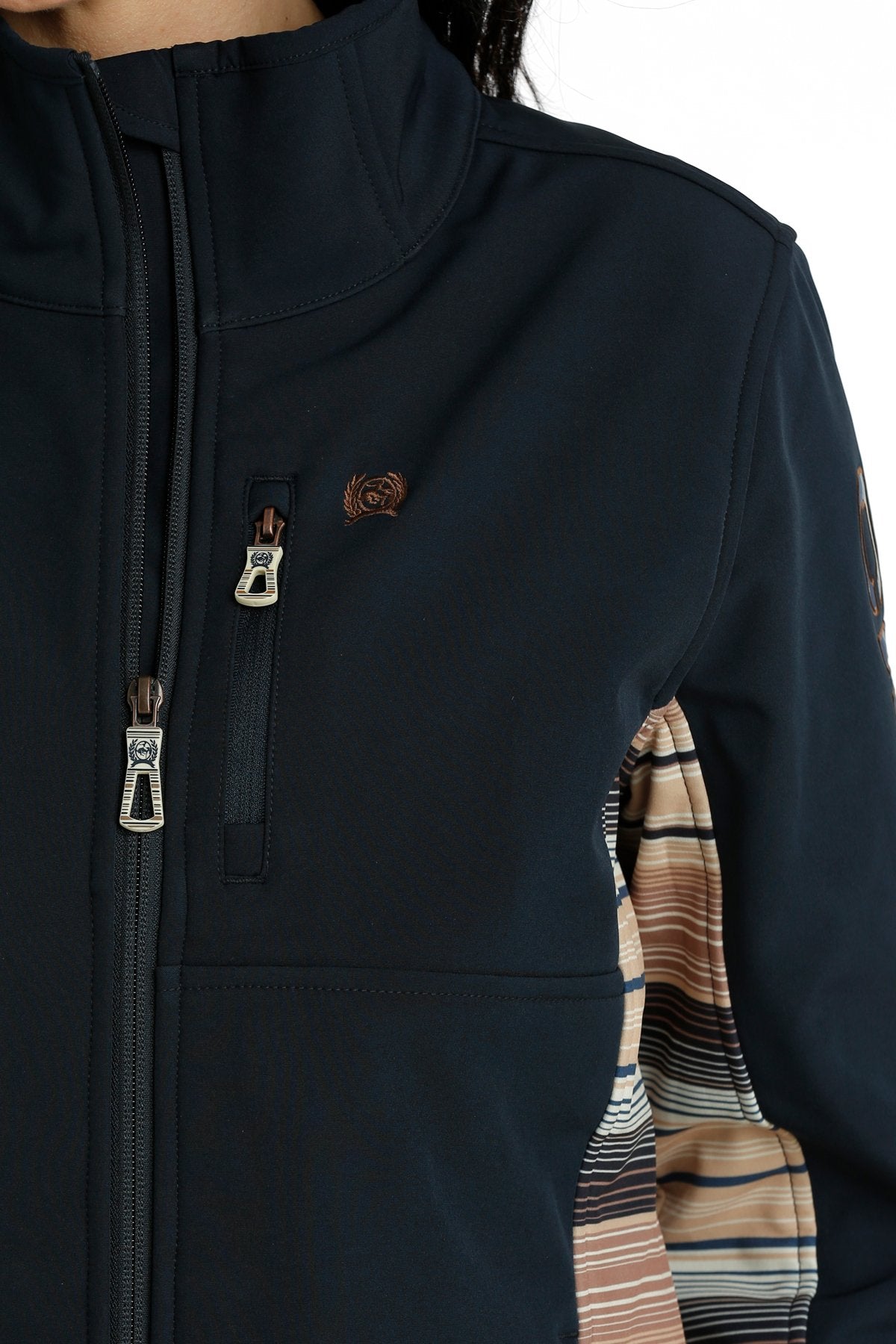 Ladies Cinch Concealed Carry Bonded Jacket - Navy (7012105486413)