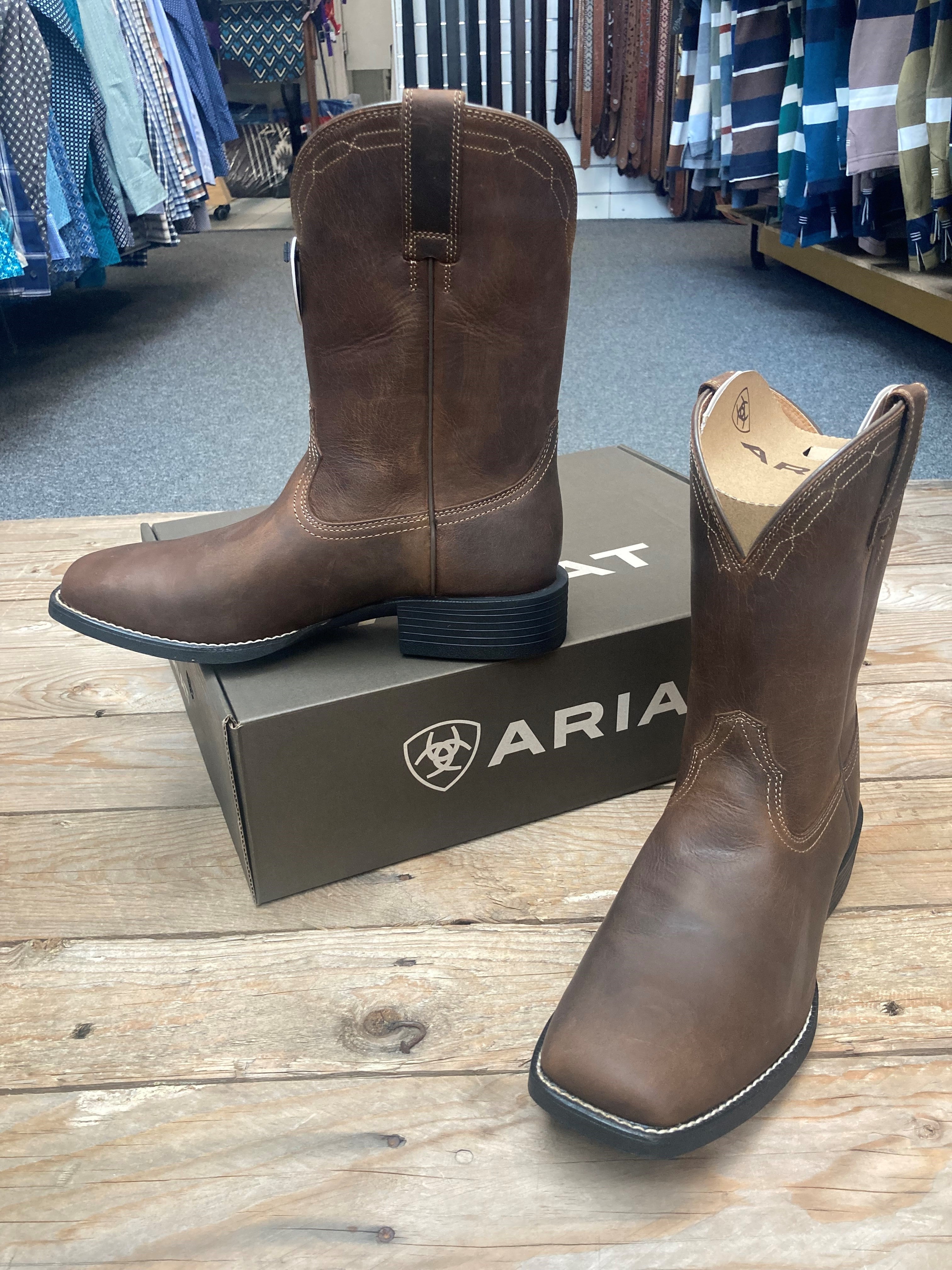 Mens Ariat Heritage Roper Square Toe Boot (3753842901069)