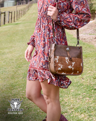 Womens Pure Western Brady Dress - Rust (7497074868301)