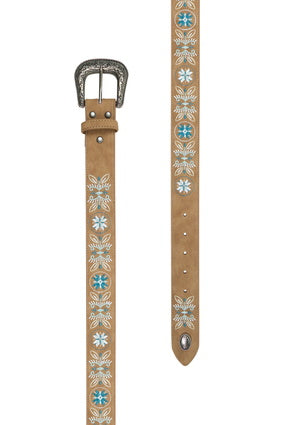 Womens Pure Western Greta Belt - Light Tan (7442010701901)