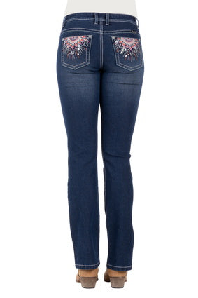 Womens Pure Western Adeline Boot Cut Jean - 34 Leg (6895068741709)