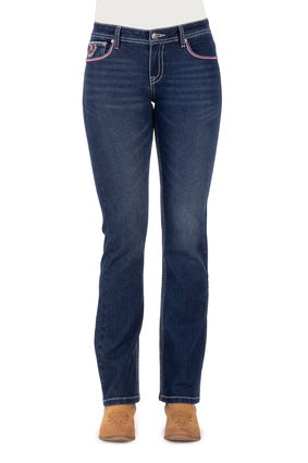 Womens Pure Western Adeline Boot Cut Jean - 34 Leg (6895068741709)