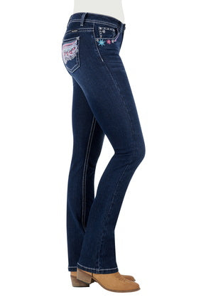 Womens Pure Western Odelia Boot Cut Jean - 34 Leg (6895068971085)