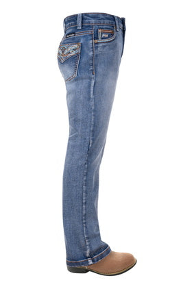 Girls Pure Western Nina Boot Cut Jean (6895073919053)