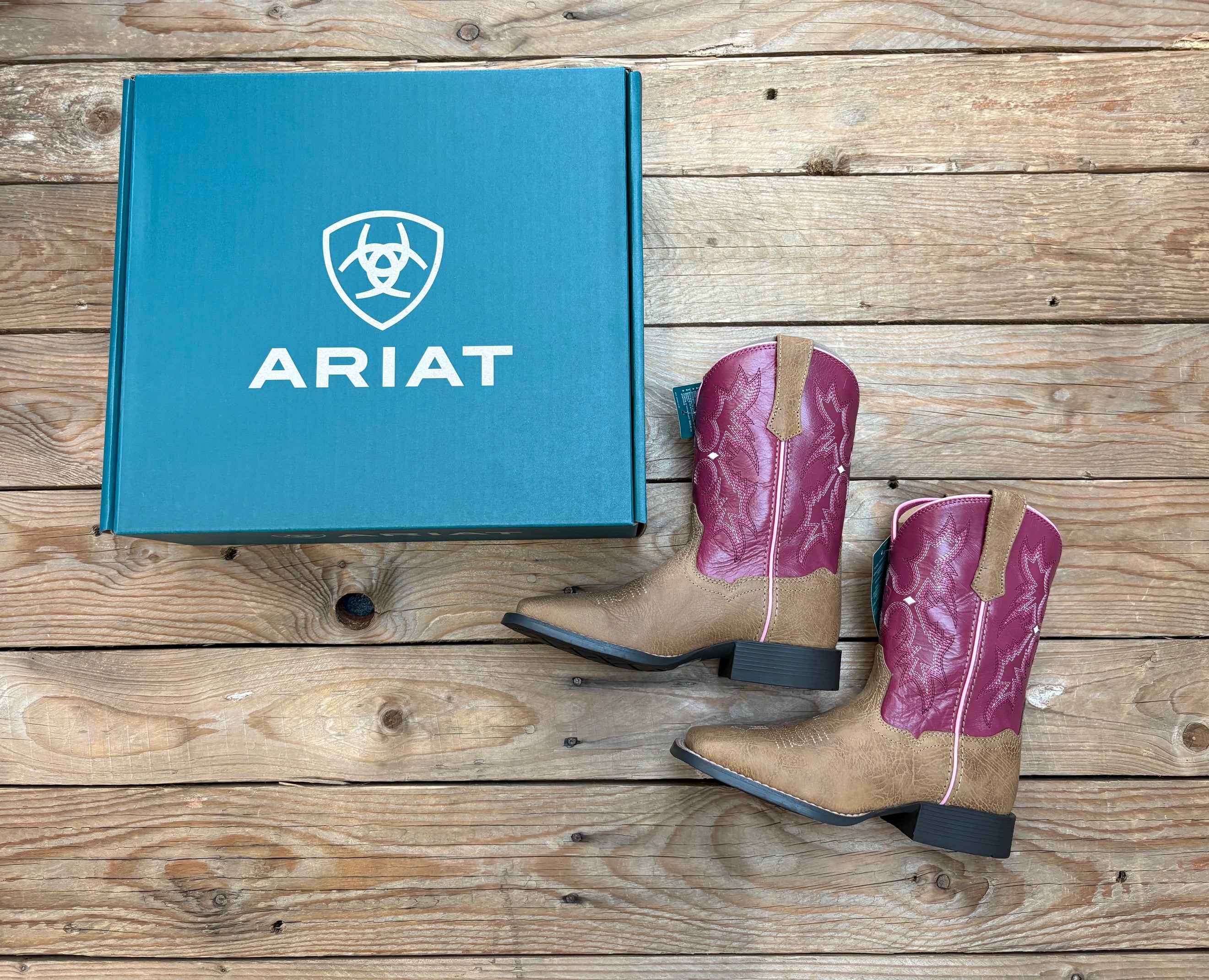 Ariat Youth Tombstone Boot - Cottage / Rosebud (7564218499149)