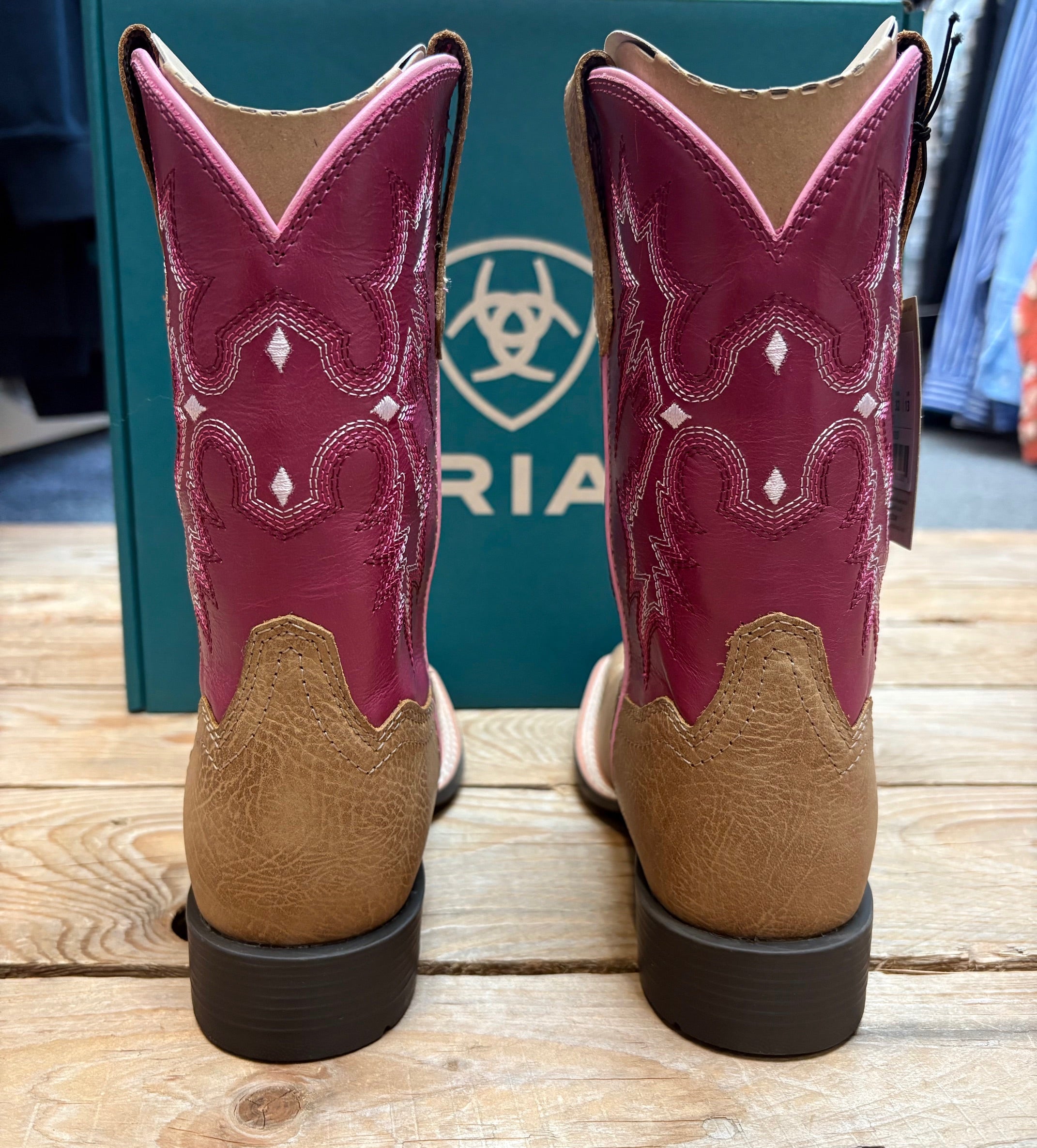 Ariat Youth Tombstone Boot - Cottage / Rosebud (7564218499149)