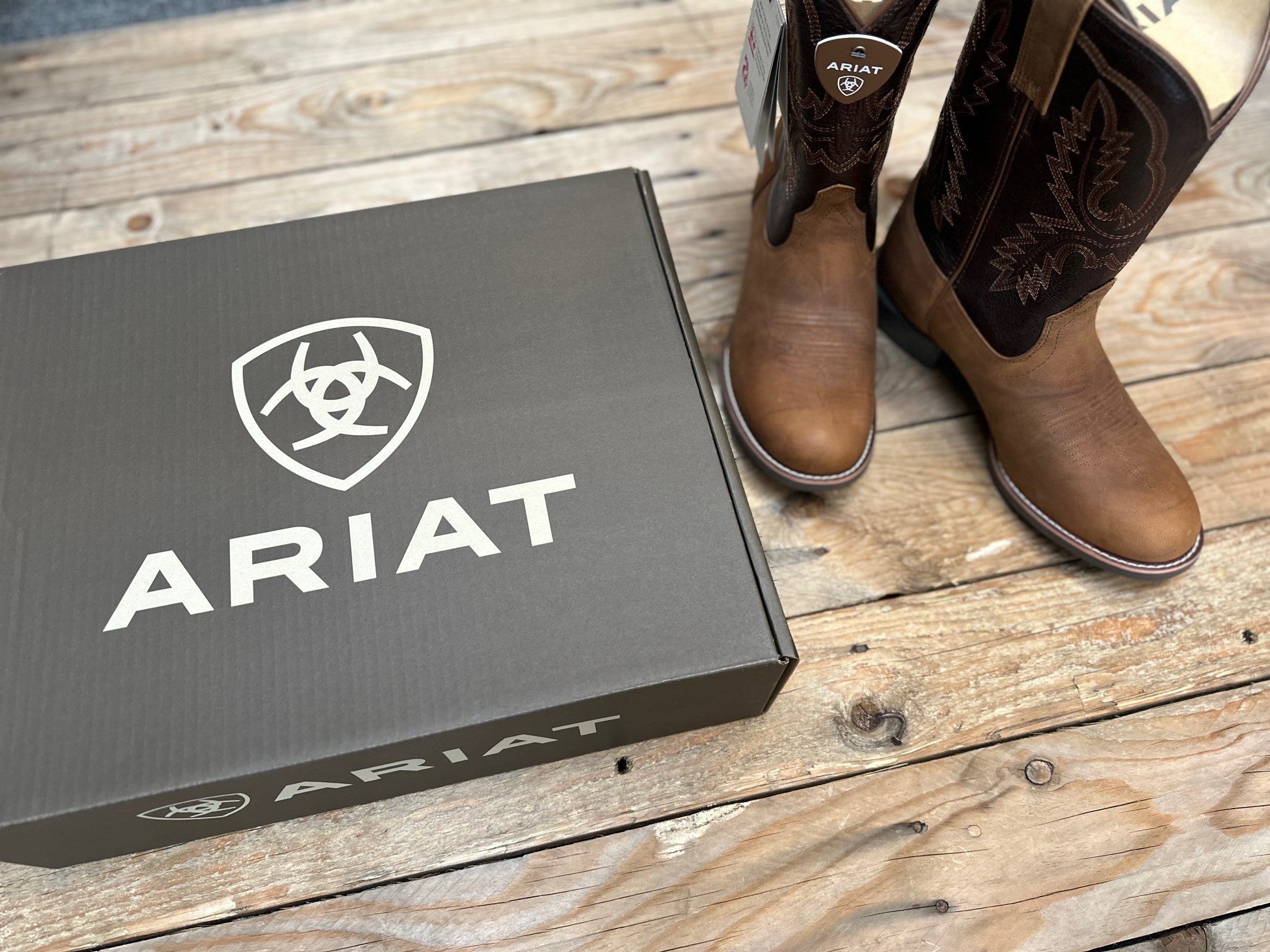 Mens Ariat Sport Stratten - Sorrel Crunch / Bitter Brown (6974628724813)
