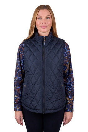 Womens Thomas Cook Millie Reversible Vest - Navy / Pattern (7472653041741)