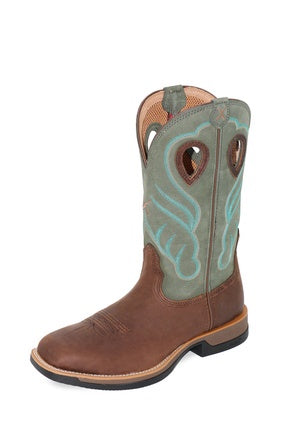 Mens Twisted X 12" Tech X1 Boot - Cocoa / Mint (7495251296333)