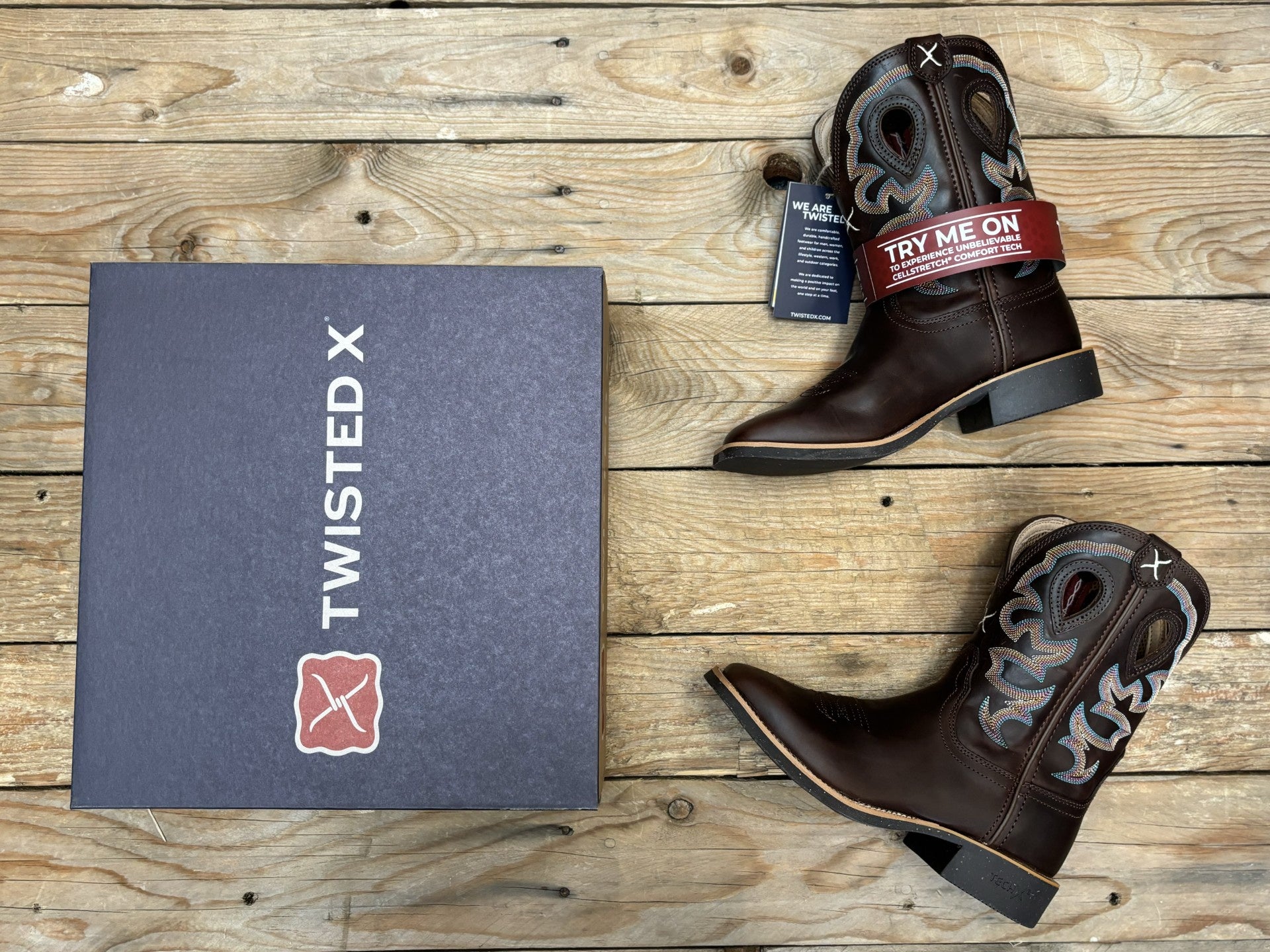 Womenns Twisted X 9" Tech X2 Boot - Choc Truffle / Choc (7229067853901)