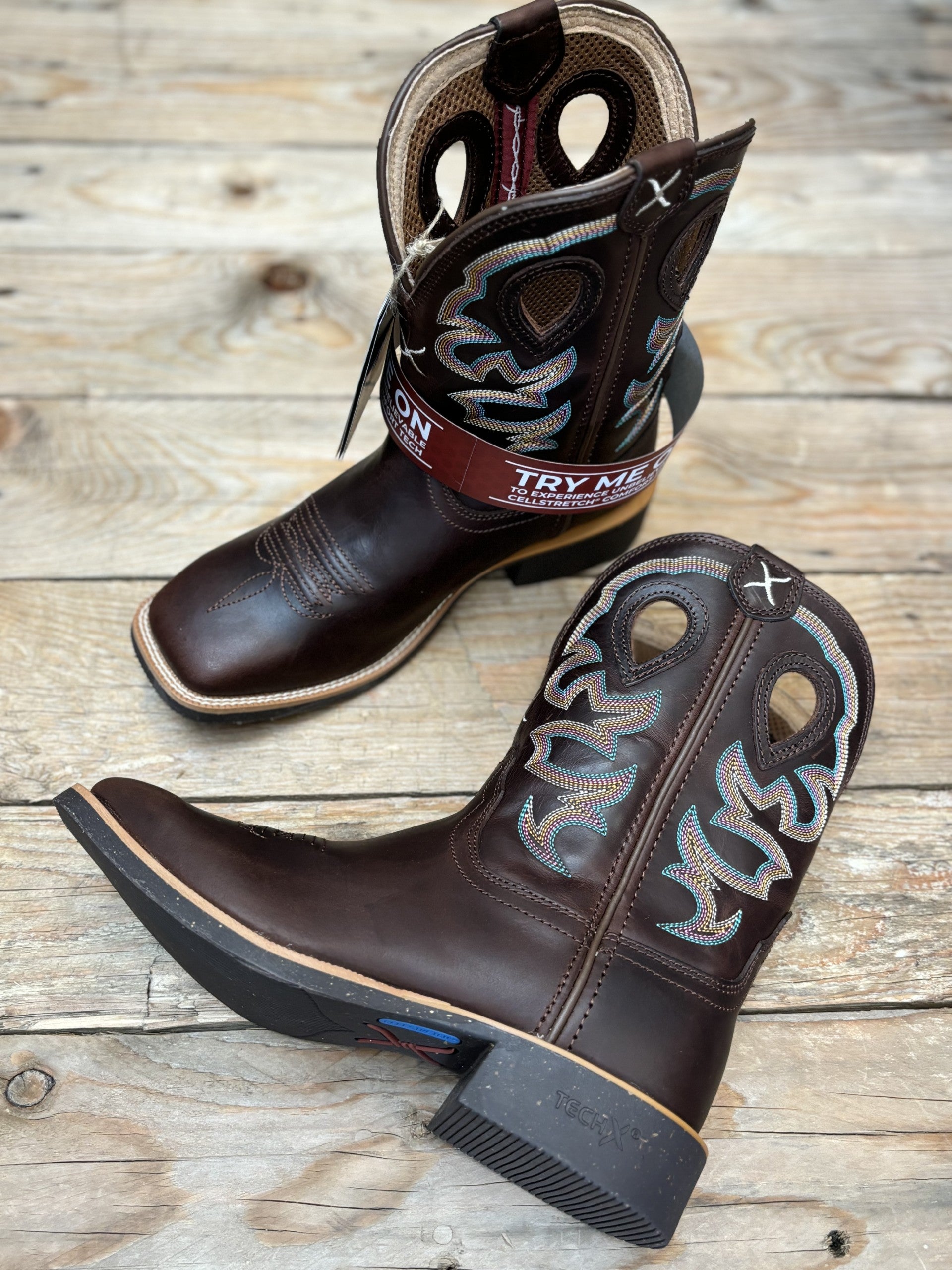 Womens Twisted X 9" Tech X2 Boot - Choc Truffle / Choc (7229067853901)